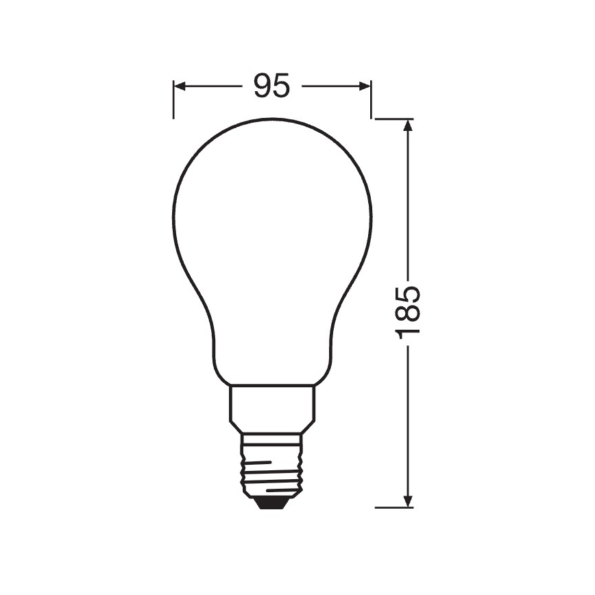LED Stmievateľná žiarovka STAR E27/24W/230V 2700K - Osram