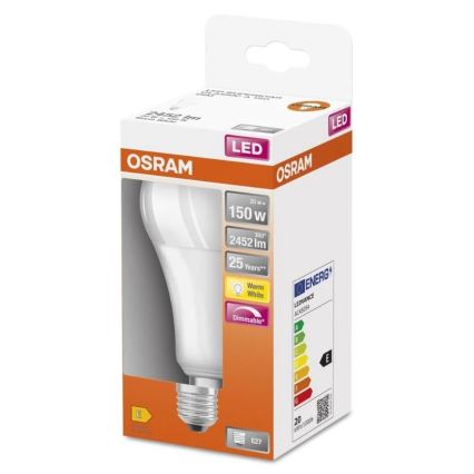 LED Stmievateľná žiarovka SUPERSTAR E27/20W/230V 2700K - Osram