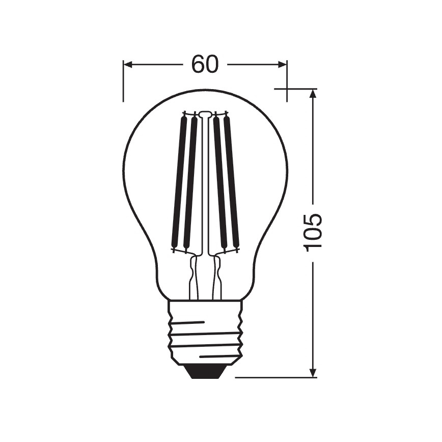 LED Stmievateľná žiarovka SUPERSTAR VINTAGE E27/11W/230V 4000K - Osram