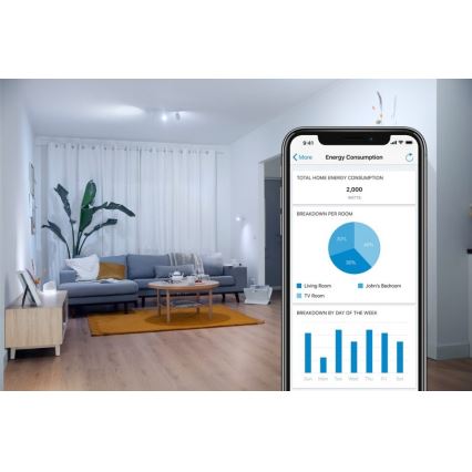 LED Stmievateľná žiarovka VINTAGE FILAMENT C35 E14/4,9W/230V 2000-5000K CRI 90 Wi-Fi - WiZ