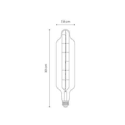 LED Stmievateľná žiarovka VINTAGE EDISON E27/5W/230V 1800K