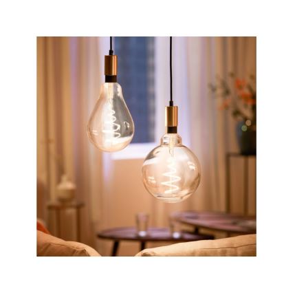 LED Stmievateľná žiarovka VINTAGE FILAMENT G200 E27/6W/230V 2000-5000K CRI 90 Wi-Fi - WiZ