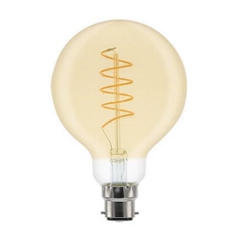 LED Stmievateľná žiarovka VINTAGE G80 B22/5,5W/230V 2000K - GE Lighting
