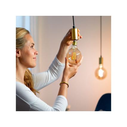 LED Stmievateľná žiarovka VINTAGE FILAMENT G95 E27/6,7W/230V 2000-5000K CRI 90 Wi-Fi - WiZ