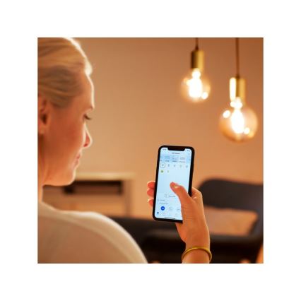 LED Stmievateľná žiarovka VINTAGE FILAMENT G95 E27/6,7W/230V 2000-5000K CRI 90 Wi-Fi - WiZ