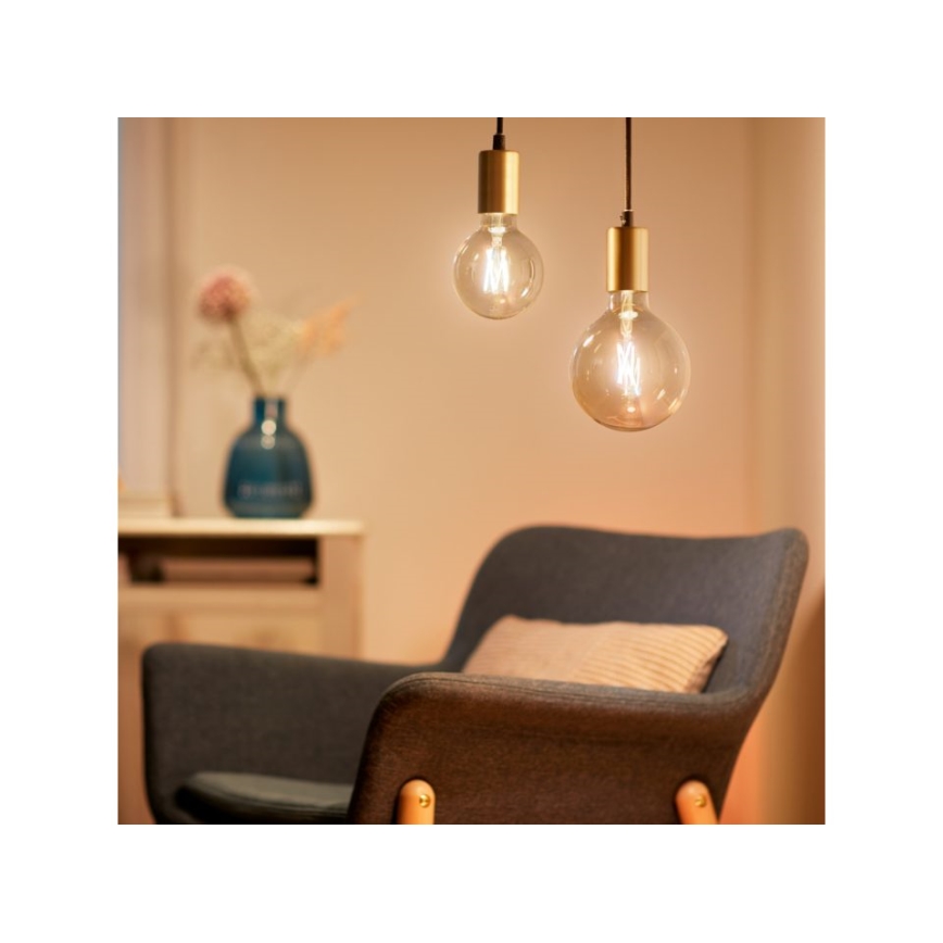 LED Stmievateľná žiarovka VINTAGE FILAMENT G95 E27/6,7W/230V 2000-5000K CRI 90 Wi-Fi - WiZ