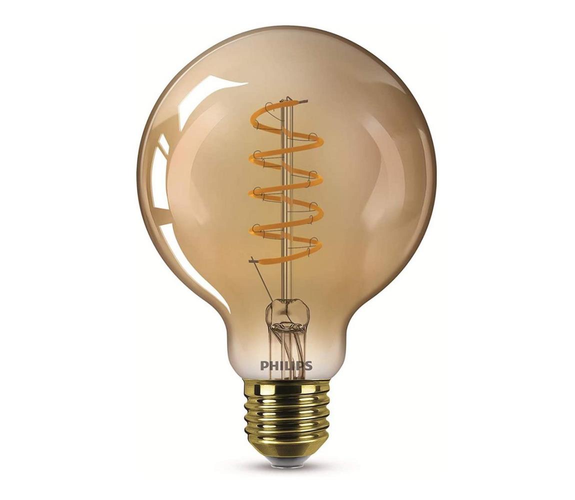 LED Stmievateľná žiarovka VINTAGE Philips G93 E27/4W/230V 1800K 8718699676070