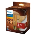 LED Stmievateľná žiarovka VINTAGE Philips G95 E27/7W/230V 1800K