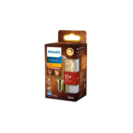 LED Stmievateľná žiarovka VINTAGE Philips P45 E14/2,7W/230V 1800K