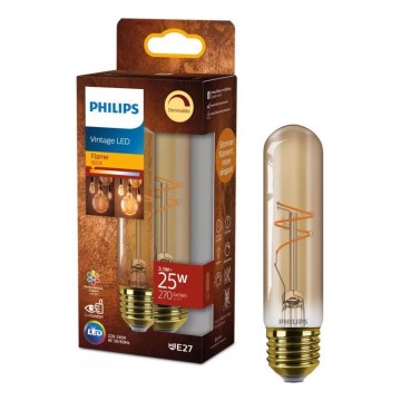 LED stmievateľná žiarovka VINTAGE Philips T30 E27/3,1W/230V 1800K