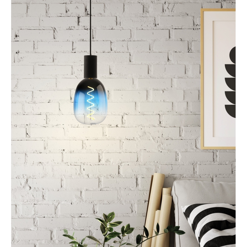 LED stmievateľná žiarovka VINTAGE T120 E27/4W/230V 2000K modrá - Eglo 110224