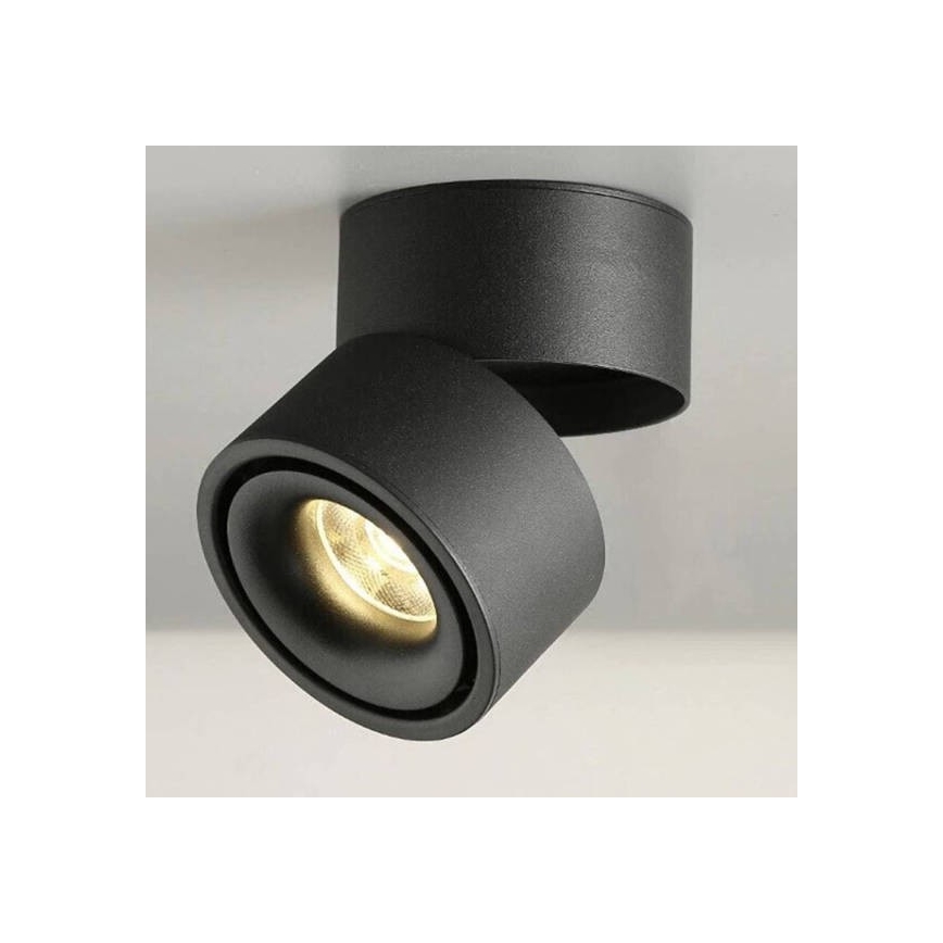 LED Stmievateľné bodové svietidlo LAHTI LED/13,5W/230V 3000K CRI 90 čierna