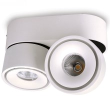LED Stmievateľné bodové svietidlo LAHTI MINI 2xLED/9W/230V 3000K CRI 90 biela