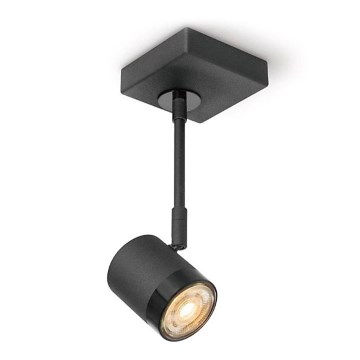 LED Stmievateľné bodové svietidlo MANU 1xGU10/5,8W/230V čierna