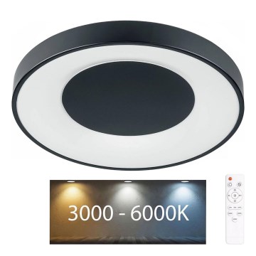 LED stmievateľné kúpeľňové stropné svietidlo WITOLD LED/48W/230V priemer 38,5 cm 3000-6000K IP44 + diaľkové ovládanie