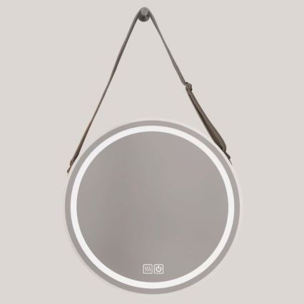 LED Stmievateľné kúpeľňové vyhrievané podsvietené zrkadlo LED/20W/230V 4000K IP44