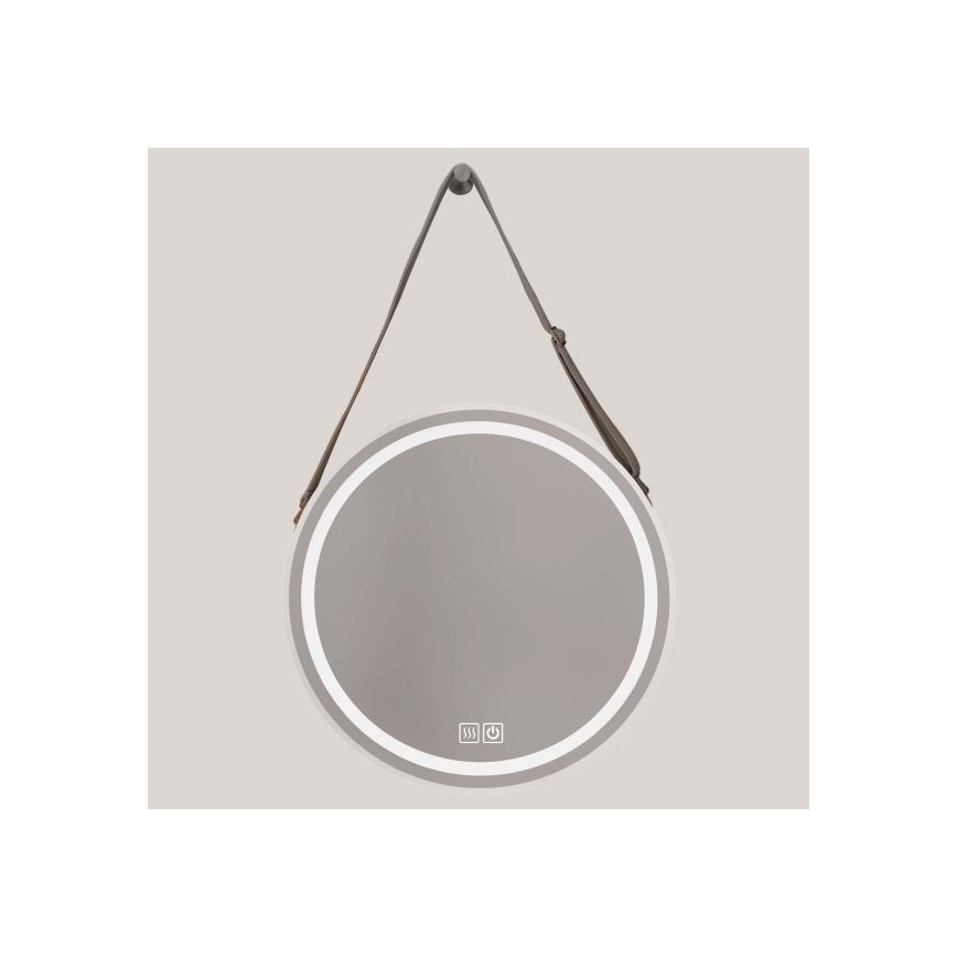 LED Stmievateľné kúpeľňové vyhrievané podsvietené zrkadlo LED/20W/230V 4000K IP44