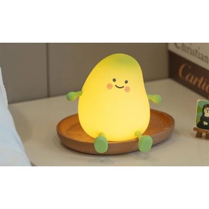LED Stmievateľné nabíjacie detské nočné svetlo LED/1W/5V 3000K 800 mAh mango