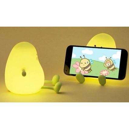 LED Stmievateľné nabíjacie detské nočné svetlo LED/1W/5V 3000K 800 mAh mango