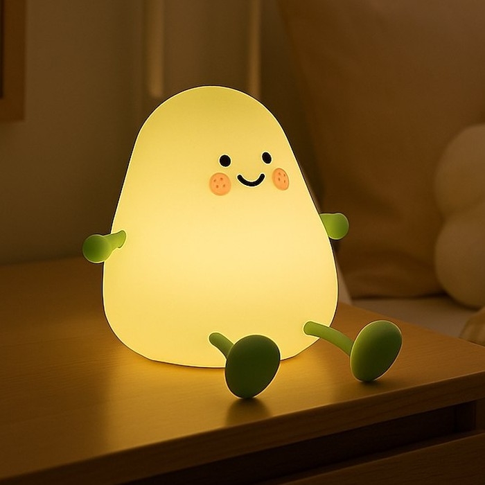 LED stmievateľné nabíjacie dotykové detské nočné svetlo MANGO LED/2,5W/5V 800 mAh