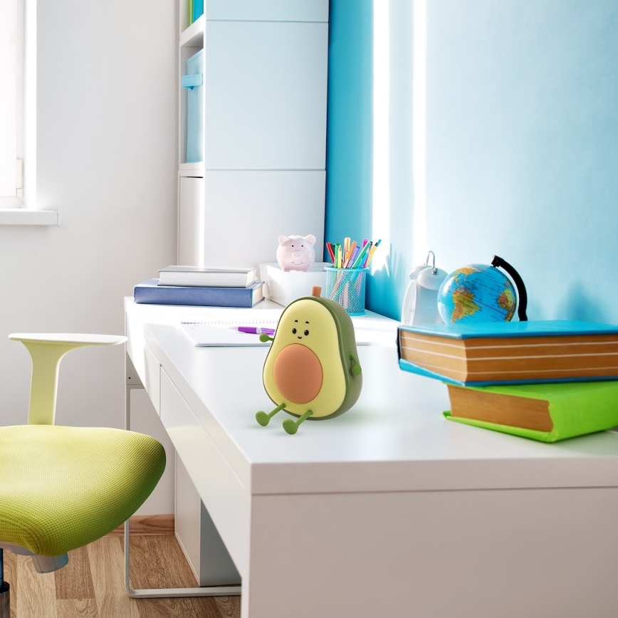 LED stmievateľné nabíjateľné dotykové detské nočné svetlo AVOCADO LED/1W/5V 1200 mAh