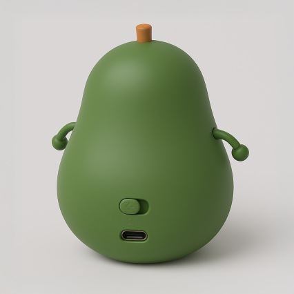 LED stmievateľné nabíjateľné dotykové detské nočné svetlo AVOCADO LED/1W/5V 1200 mAh