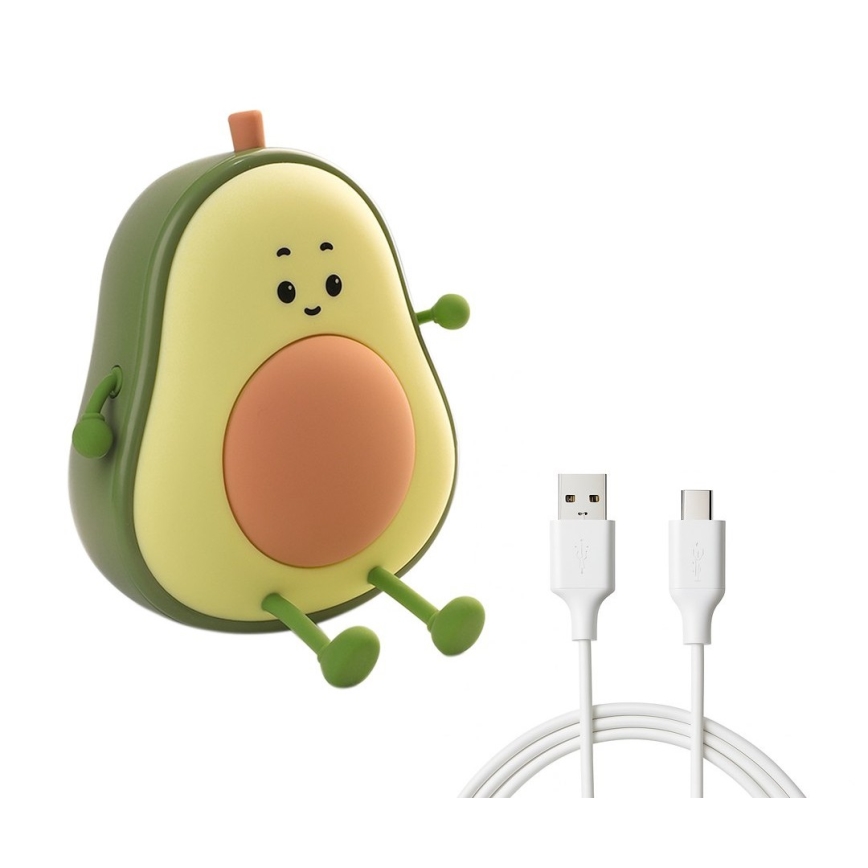 LED stmievateľné nabíjateľné dotykové detské nočné svetlo AVOCADO LED/1W/5V 1200 mAh
