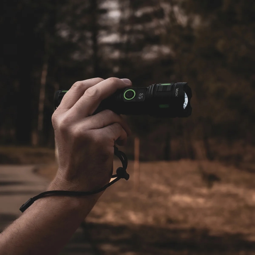 LED stmievateľná nabíjateľná svietilka s funkciou powerbanky LED/20W/5V IP44 1200 lm 5000 mAh