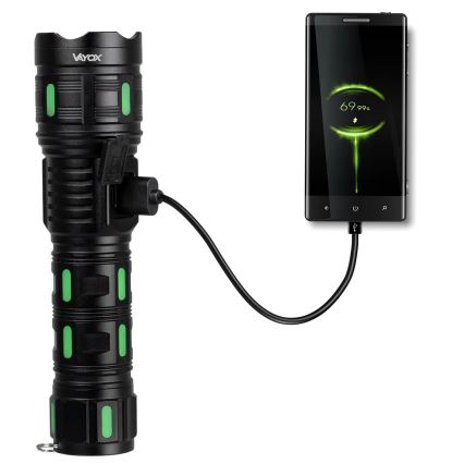 LED stmievateľná nabíjateľná svietilka s funkciou powerbanky LED/20W/5V IP44 1200 lm 5000 mAh