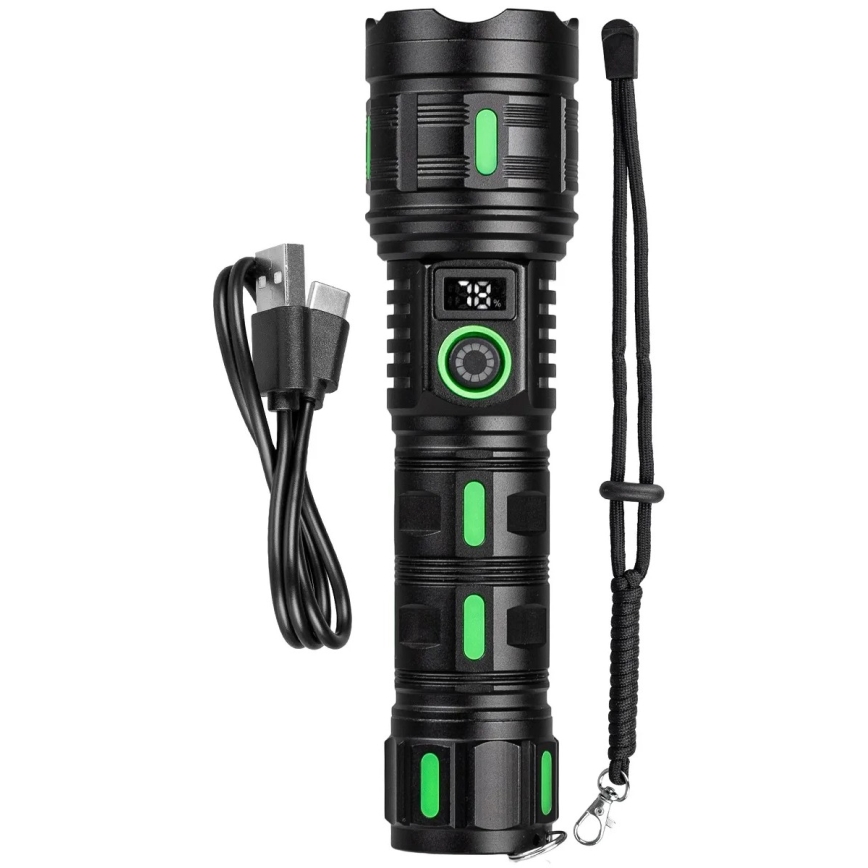 LED stmievateľná nabíjateľná svietilka s funkciou powerbanky LED/20W/5V IP44 1200 lm 5000 mAh