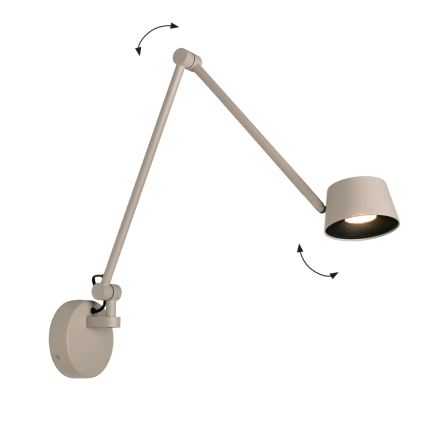 LED stmievateľné nástenné svietidlo SAVINA LED/9W/230V béžové