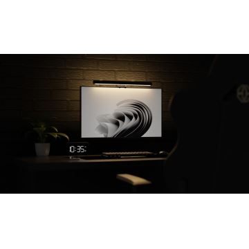 LED Stmievateľné osvetlenie monitora LEVANO LED/5W/5V 3000-6000K čierna