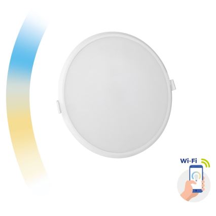 LED Stmievateľné podhľadové svietidlo ALGINE LED/22W/230V Wi-Fi Tuya okrúhly