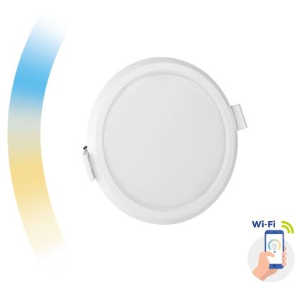 LED Stmievateľné podhľadové svietidlo ALGINE LED/6W/230V Wi-Fi Tuya okrúhly