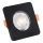 LED Stmievateľné podhľadové svietidlo KENT LED/3/5/7W/230V3000/4000/6000K 9x9 cm čierna