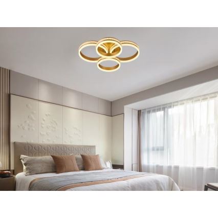 LED stmievateľné prisadené stropné svietidlo LED/150W/230V 3000-6500K + diaľkové ovládanie