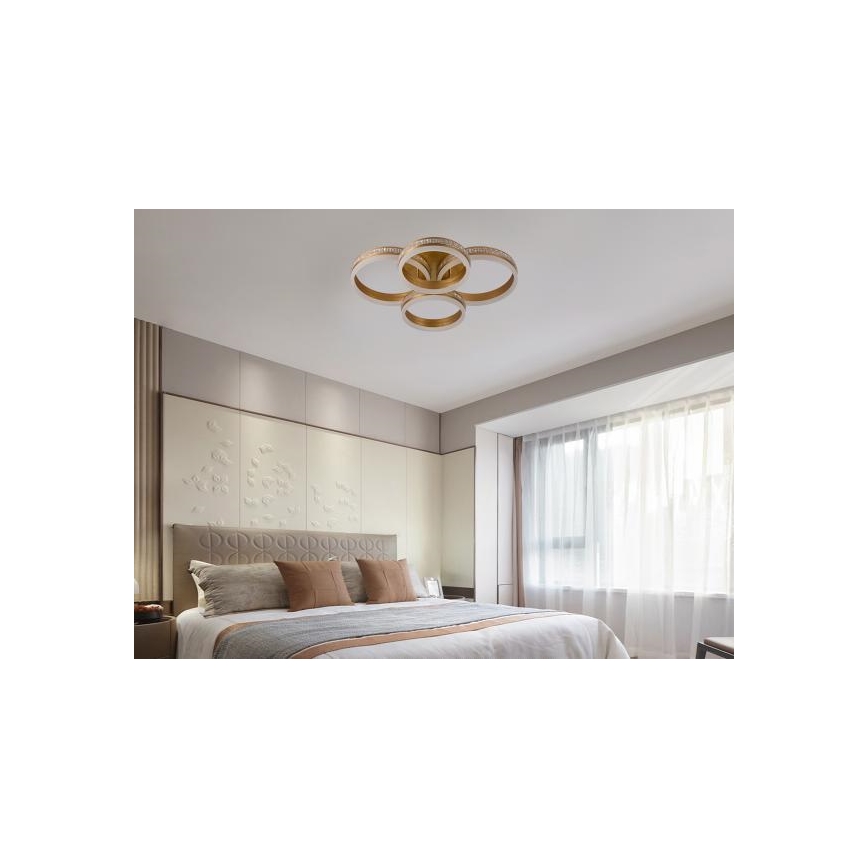 LED stmievateľné prisadené stropné svietidlo LED/150W/230V 3000-6500K + diaľkové ovládanie