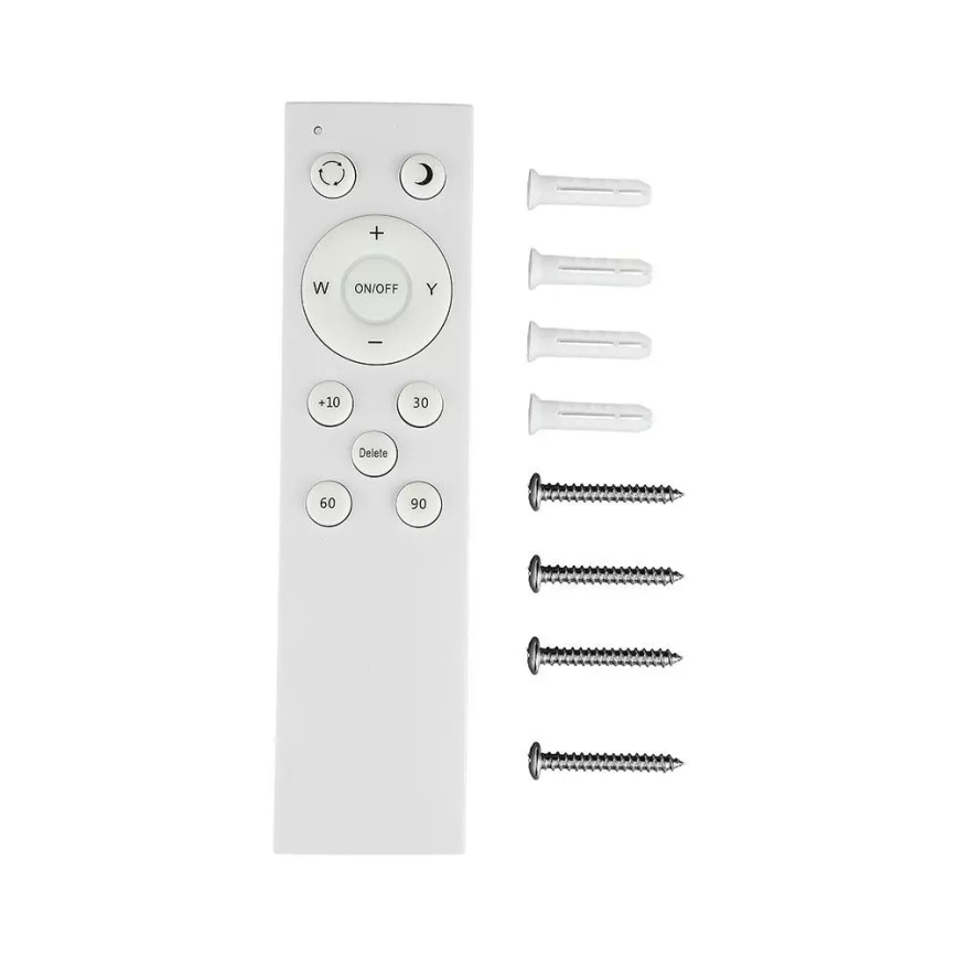 LED Stmievateľné stropné svietidlo 1xLED/40W/230V pr. 40 cm + diaľkové ovládanie
