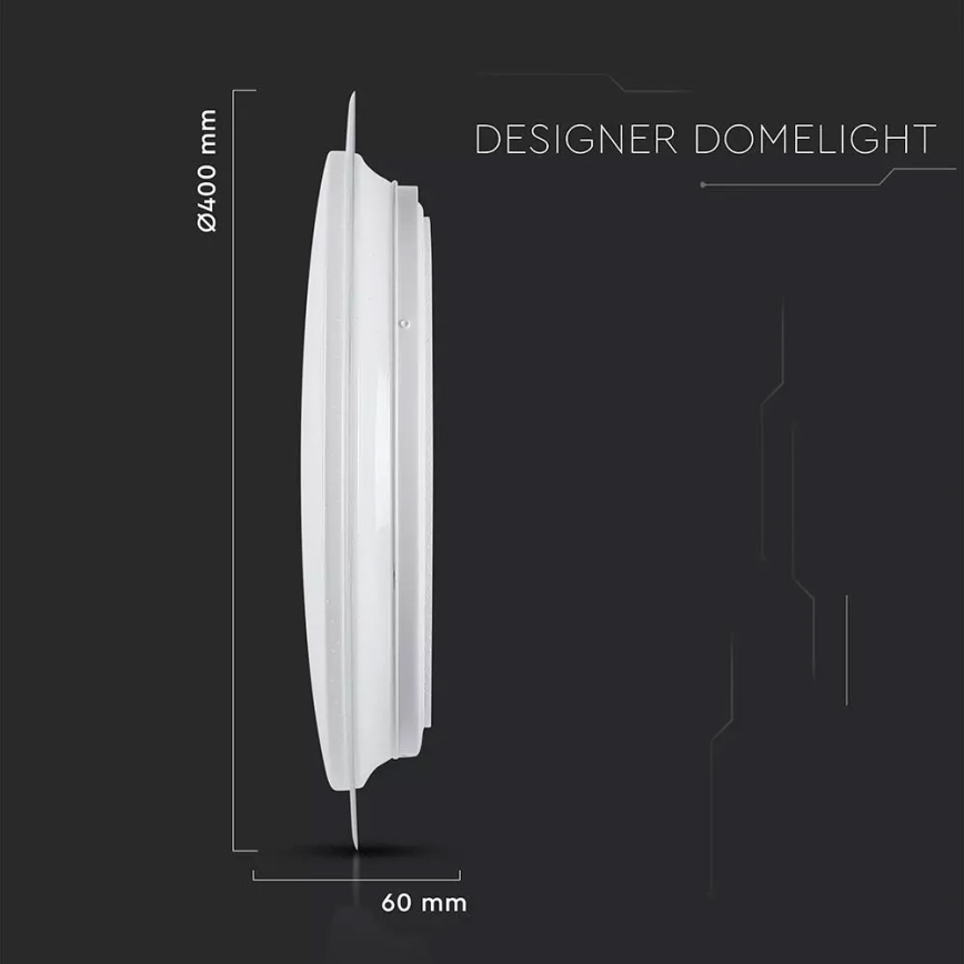 LED Stmievateľné stropné svietidlo 1xLED/40W/230V pr. 40 cm + diaľkové ovládanie
