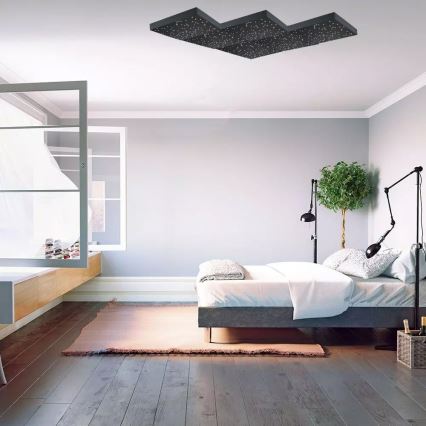 LED Stmievateľné stropné svietidlo 1xLED/8W/230V 30x30 cm + diaľkové ovládanie