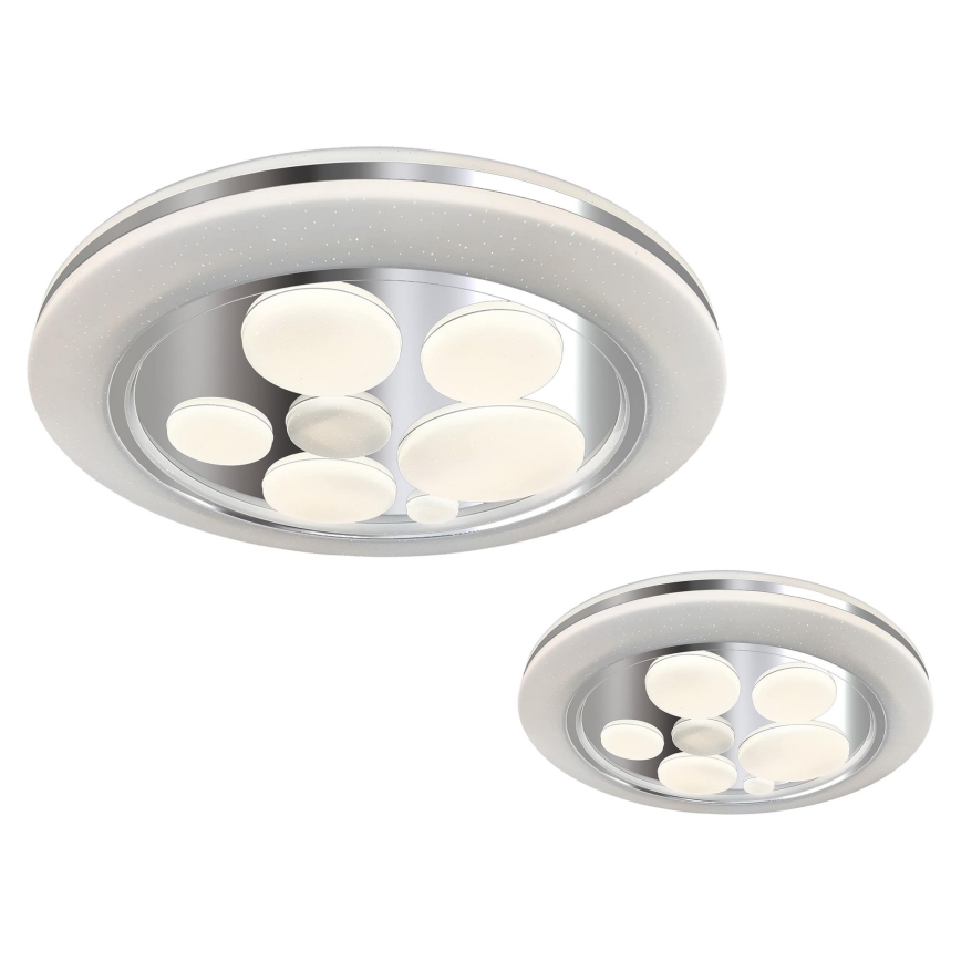 LED Stmievateľné stropné svietidlo BUBBLES LED/48W/230V + diaľkové ovládanie