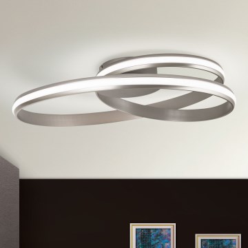LED Stmievateľné stropné svietidlo CIRCUS LED/30W/230V strieborná