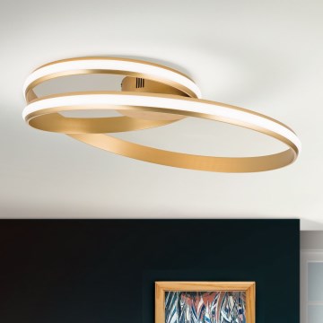 LED Stmievateľné stropné svietidlo CIRCUS LED/30W/230V zlatá
