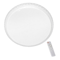 LED Stmievateľné stropné svietidlo CRUZ s diaľkovým ovládačom 1xLED/66W/230V 3300lm