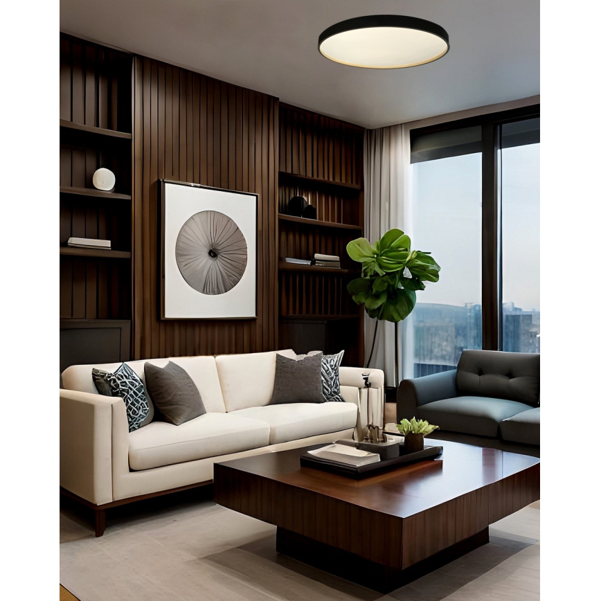 LED Stmievateľné stropné svietidlo EBRO LED/36W/230V 2700-6500K pr. 50 cm + diaľkové ovládanie
