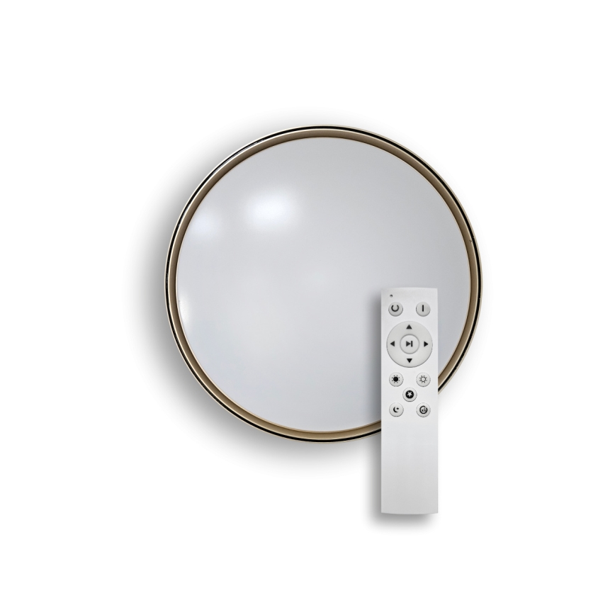 LED Stmievateľné stropné svietidlo EBRO LED/36W/230V 2700-6500K pr. 50 cm + diaľkové ovládanie