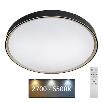 LED Stmievateľné stropné svietidlo EBRO LED/36W/230V 2700-6500K pr. 50 cm + diaľkové ovládanie