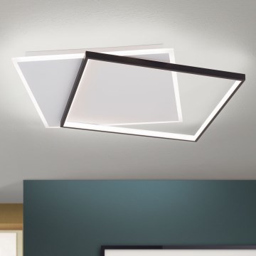 LED Stmievateľné stropné svietidlo EMANUEL LED/50W/230V biela/čierna
