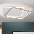 LED Stmievateľné stropné svietidlo EMANUEL LED/50W/230V biela/zlatá