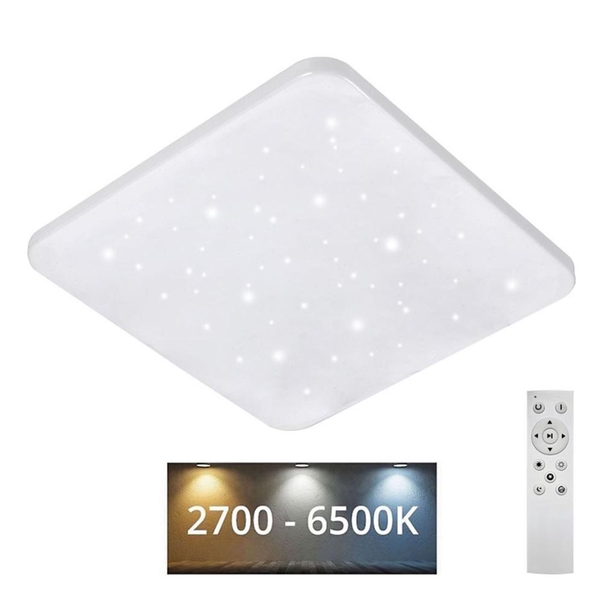 LED Stmievateľné stropné svietidlo FLORA LED/36W/230V 2700-6500K 43x43 cm + diaľkové ovládanie